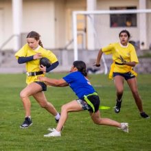 Girls flag football, basketball go undefeated
