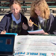 Fifth-graders put Upper School chemistry students to the test