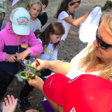Hiking, camping, and service: Field trips in full swing