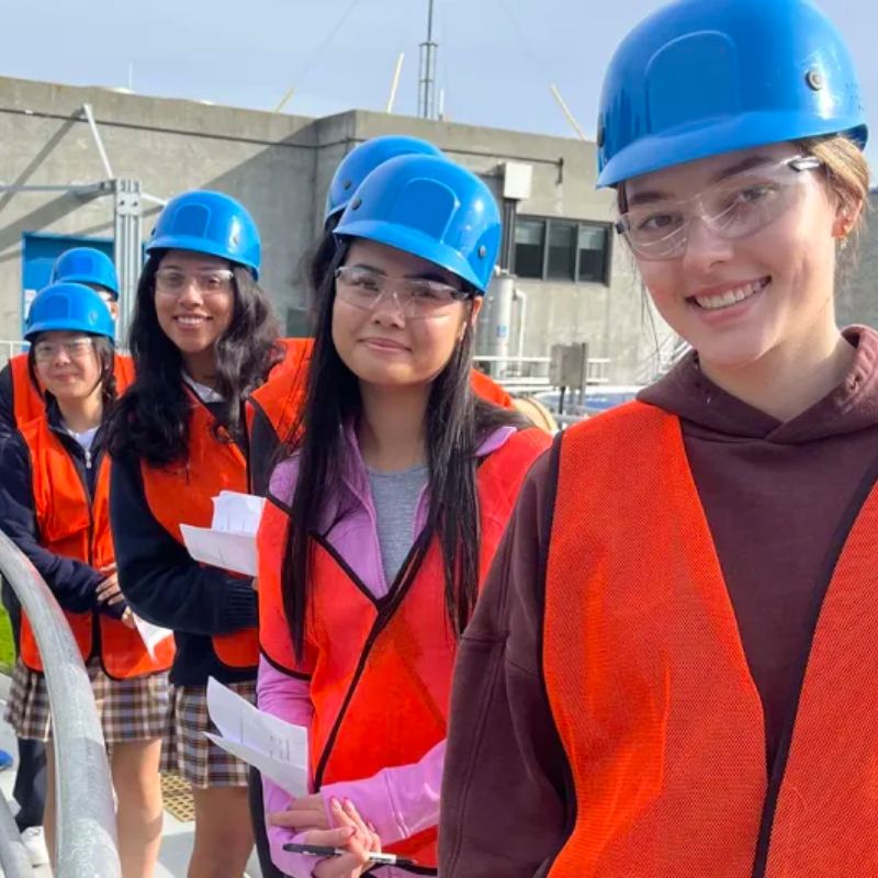 From wastewater to golf greens: Students see science in action