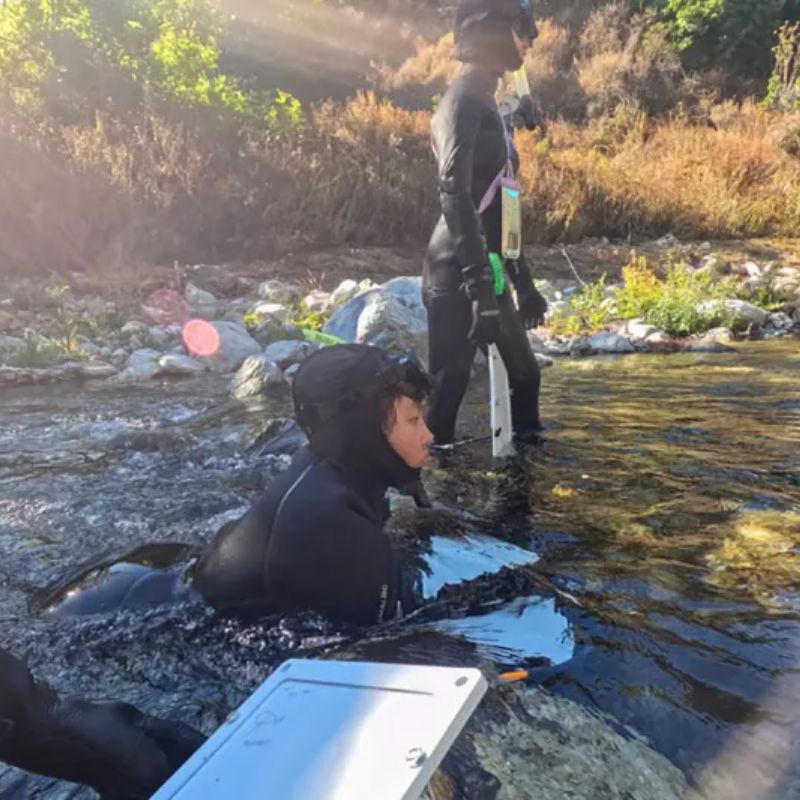 Sophomores study steelhead in Big Sur