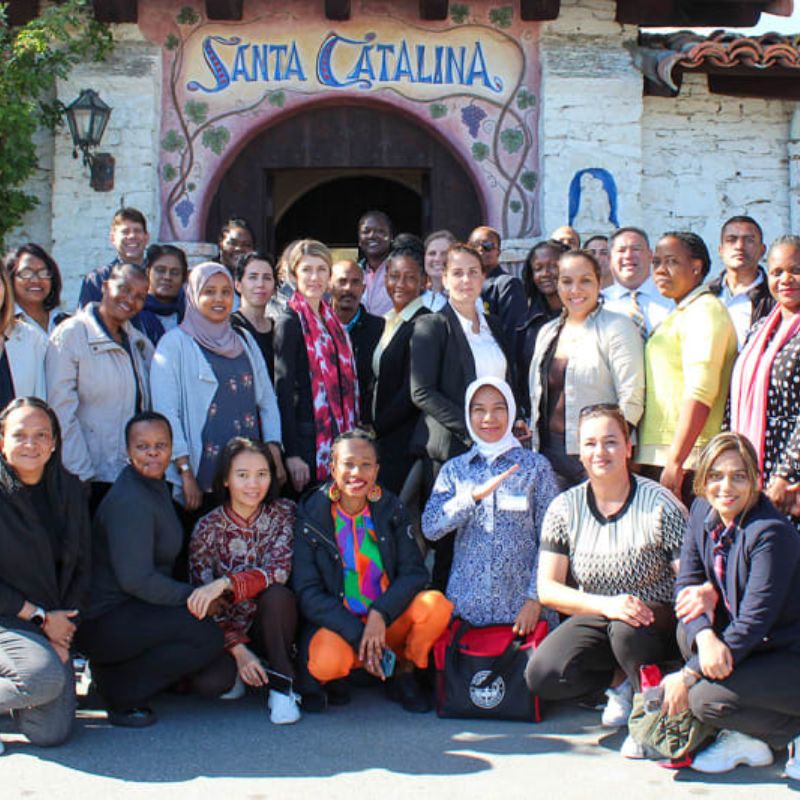 Students spend time with global peacekeepers